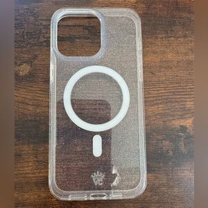 Velvet Caviar Clear Glitter iPhone 15 Pro Max Case MagSafe